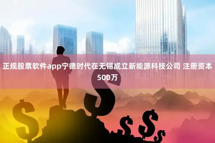 正规股票软件app宁德时代在无锡成立新能源科技公司 注册资本500万